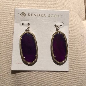 Kendra Scott Elle earrings in Plum